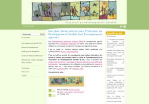 plate-forme d'éducation au développement durable (24.4kB)
Lien vers: http://edd.educagri.fr/